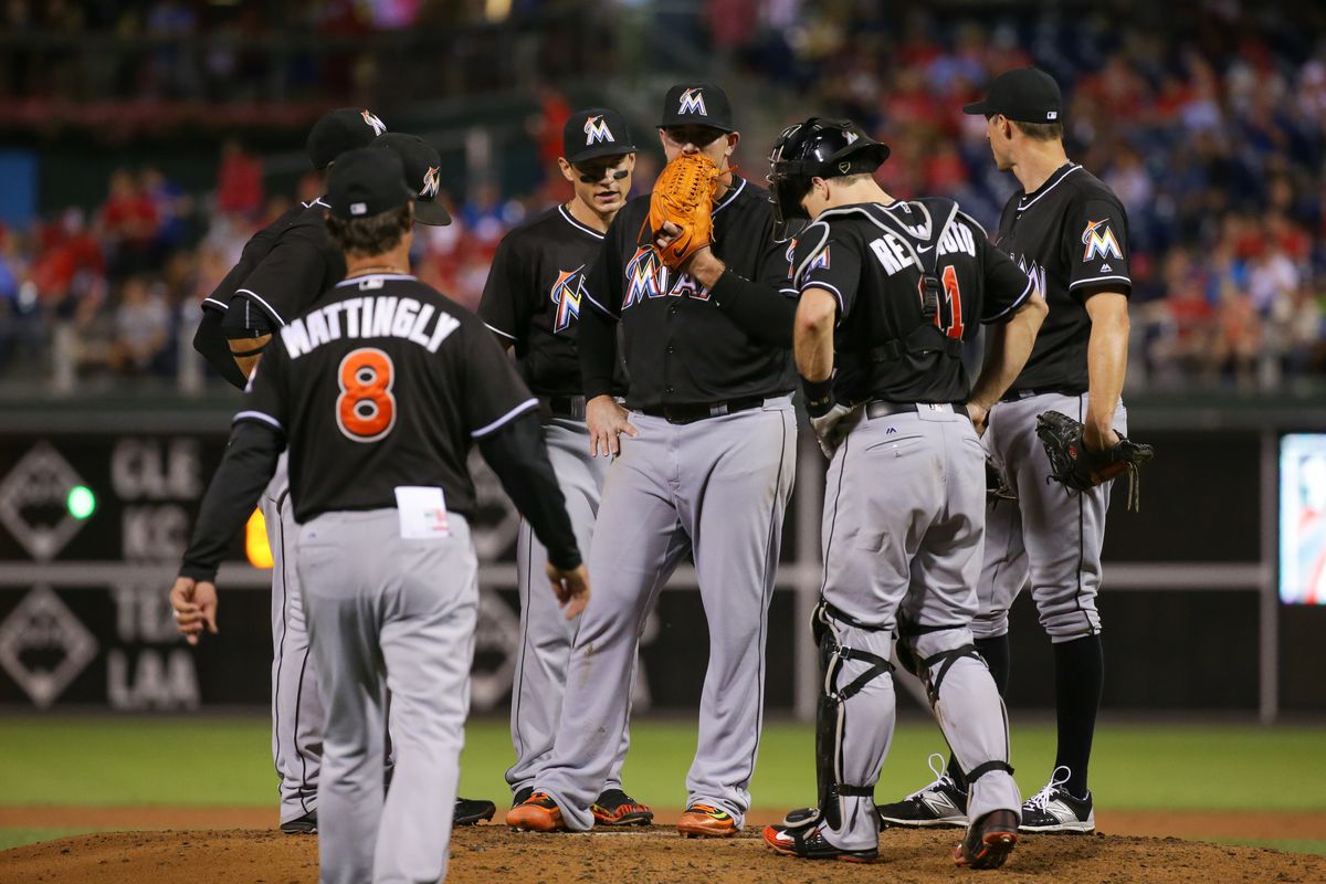 Miami Marlins v Philadelphia Phillies